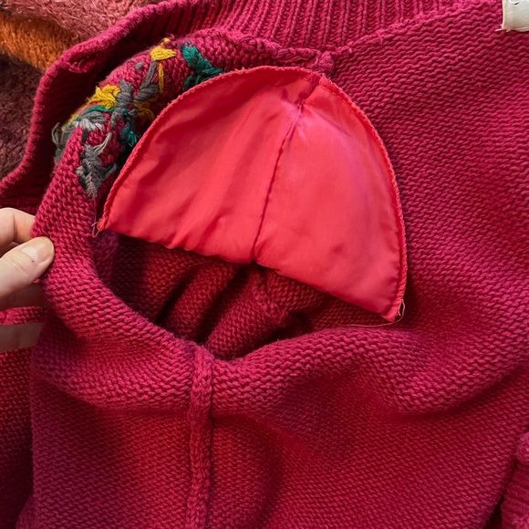 Vintage 80’s Collections by Michelle Stuart Pink button up sweater, size small - Picture 8 of 8